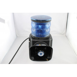 Combiné de Signalisation portatif bleu rotatif - 12V - Classe 2 - CSP Police