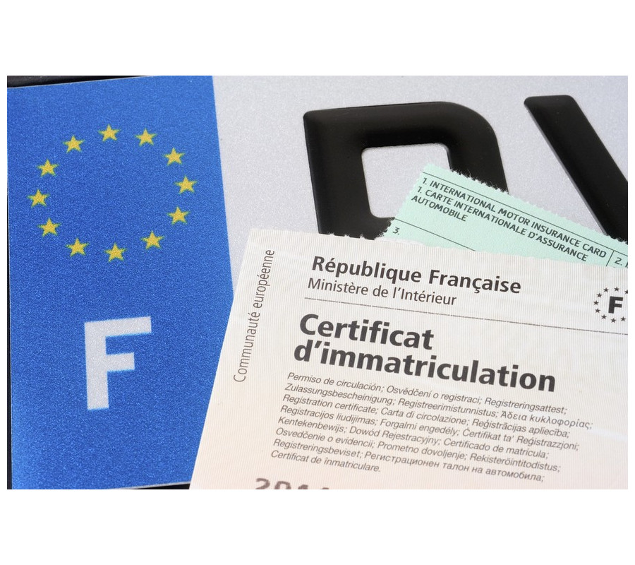 Frais de mise à la route et carte grise