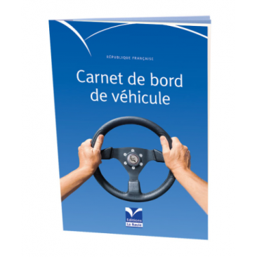 Carnet de bord de véhicule (pochette plastique fournie)