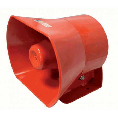Haut-parleur 150W avec habillage pour montage sur pavillon - 2,5kg - Rouge