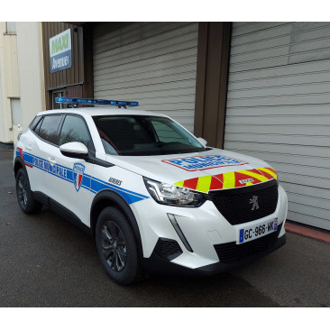 Kit sérigraphie véhicule léger Police Municipale
