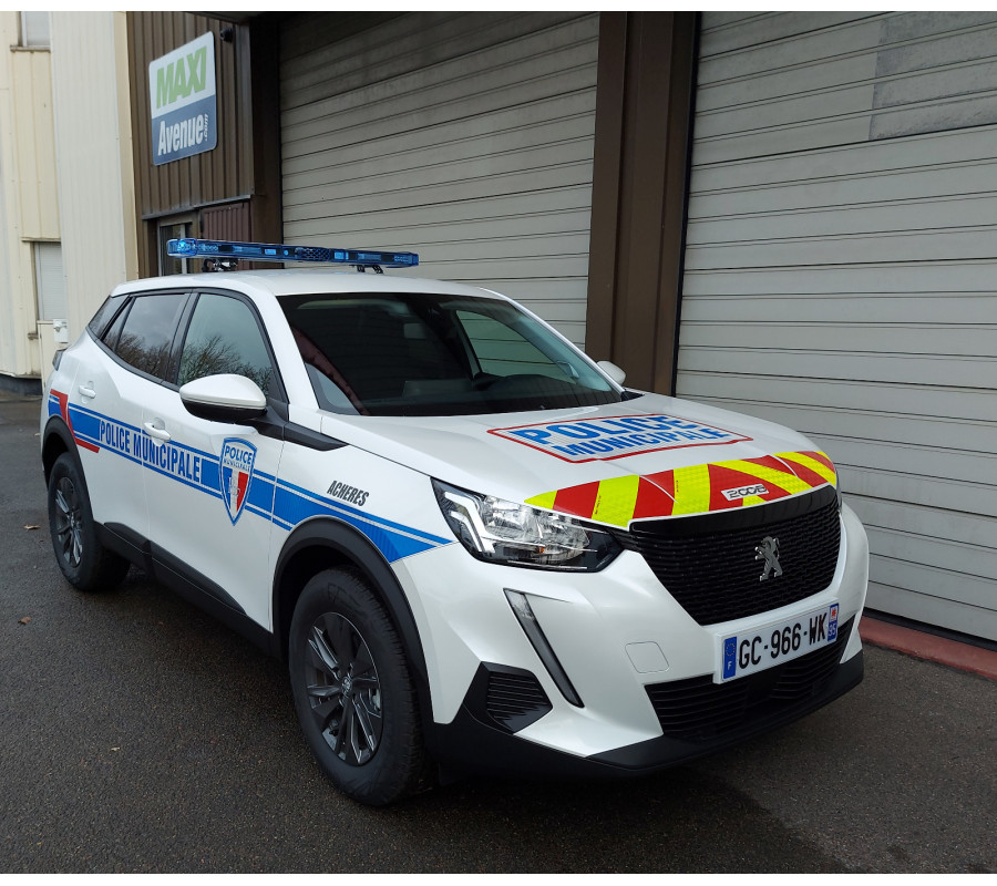 Kit sérigraphie véhicule léger Police Municipale