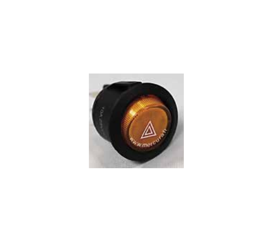 Interrupteur pour triangle orange avec LED intégrée