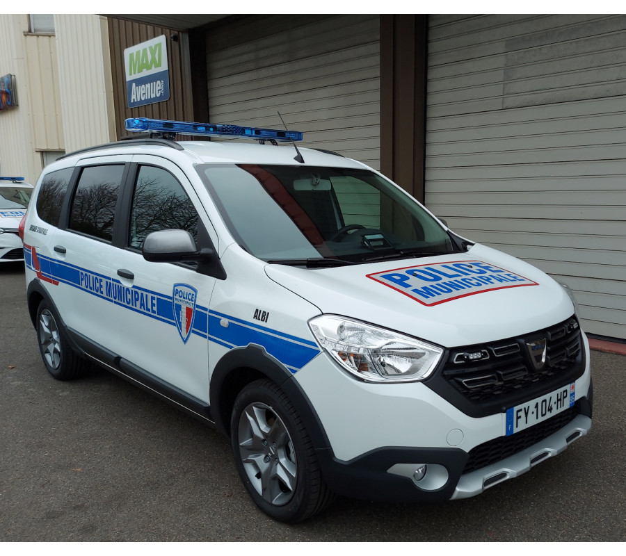 Kit sérigraphie véhicule léger Police Municipale