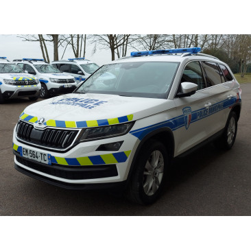 Kit sérigraphie véhicule léger police municipale