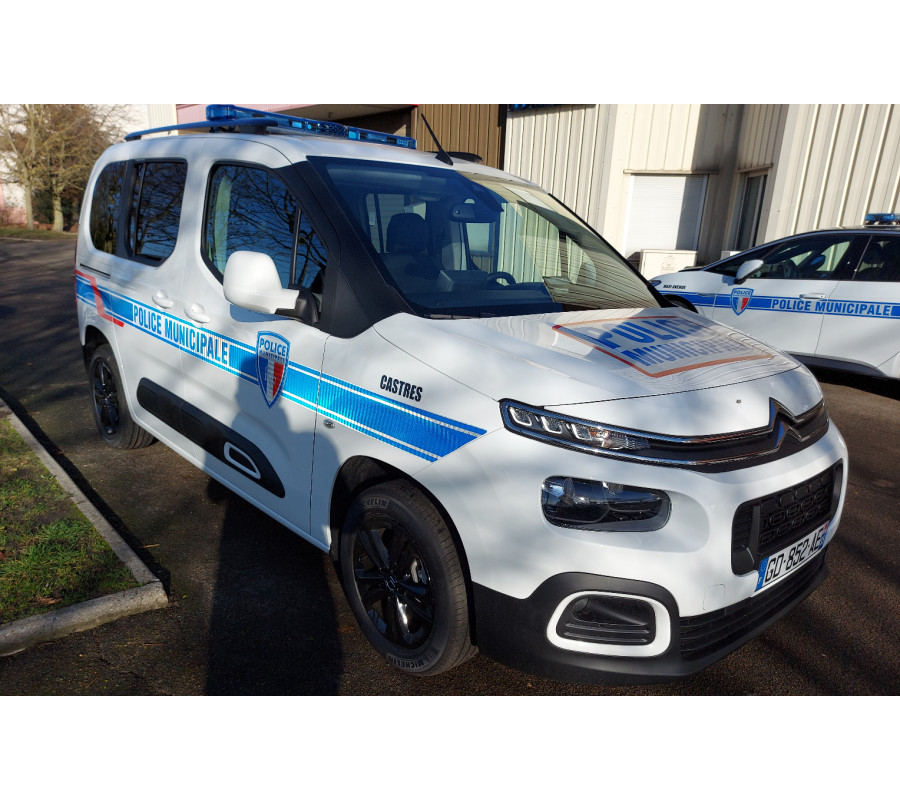 Kit sérigraphie véhicule léger police municipale