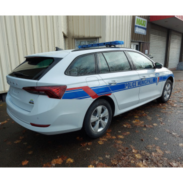 Skoda Octavia équipée police municipale