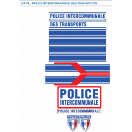 KIT de Sérigraphie Police Intercommunale des transports (non homologué)