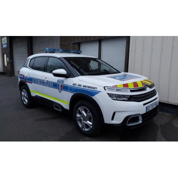 Paire de lettrine au nom de la ville