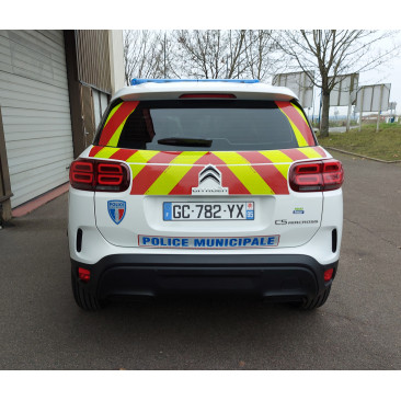 Balisage jaune et rouge