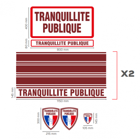 Kit de Sérigraphie Tranquillité Publique