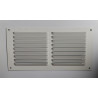 Une paire de grille d'aération aluminium laqué, L.10 x l.20 cm