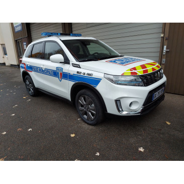 Paire de lettrine au nom de la ville