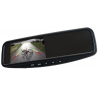 Rétroviseur avec écran 4.3 et HP intégrés - 2 entrées vidéo et 1 entrée audio + 1 commande marche arrière