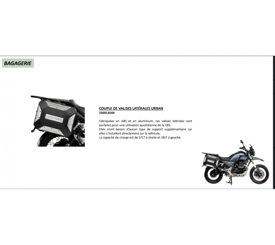 Top Case 34 L pour TRACER 700