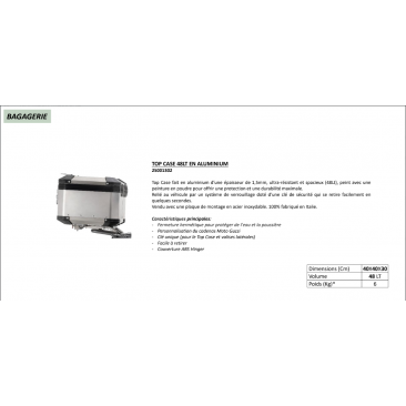 Top Case 34 L pour TRACER 700