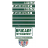 Sérigraphie Brigade Environnement Magnétique pour véhicule léger