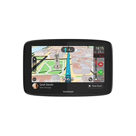 TomTom GPS Voiture GO 620 - 6 Pouces, Cartographie Monde, Trafic, Zones de Danger via Smartphone, Appel Mains-Libres VERSION FR