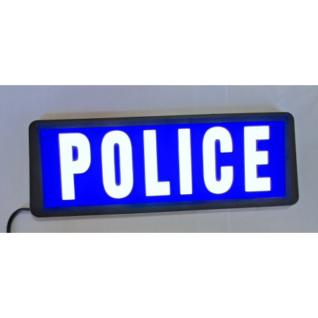 Pare soleil lumineux Police