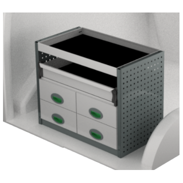 Meuble de rangement pour coffre de Rifter