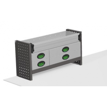 Meuble de rangement pour coffre Peugeot 2008