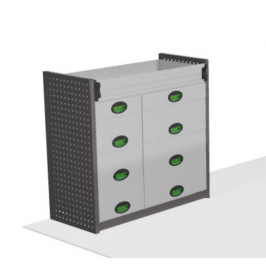 Meuble de rangement pour coffre VW CADDY