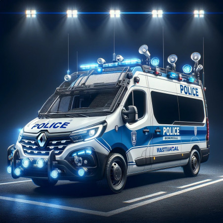 PACK d'équipement pour POSTE MOBILE - Signalisation sonore & lumineuse Police Municipale