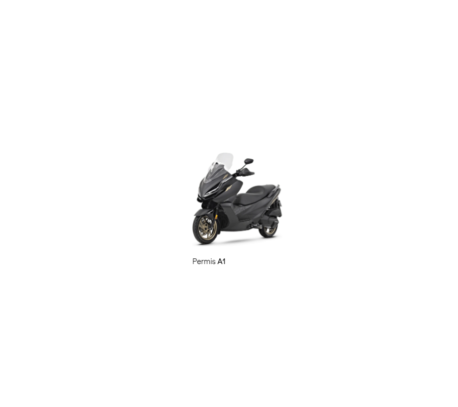 Zontes scooter 125 Permis A1