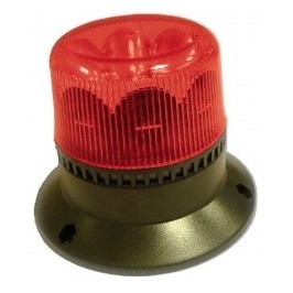 Gyroled à éclats Rouge - fixation simple - Classe 1  - 10/30V