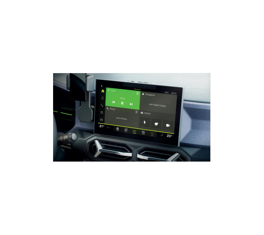 Navigation connectée avec trafic en temps réel + son 3D d’Arkamys® 6HP Bigster monte usine