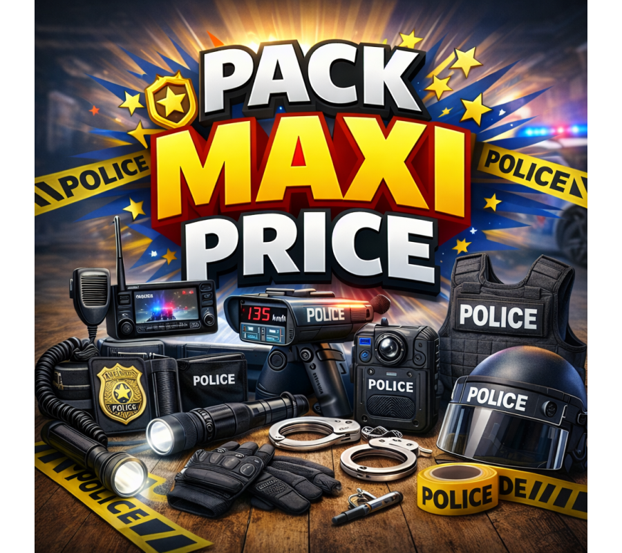 PACK MAXI PRCE - équipement police municipale pour véhicule d'interveniton