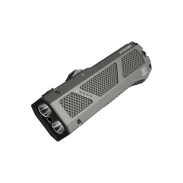 Lampe Torche Nitecore EDC17 - 1500 Lumens - LED Blanche + UV + Laser Vert - Design Plat Rechargeable USB-C