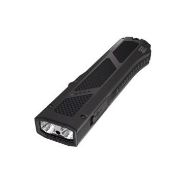 Lampe Torche Nitecore EDC17 - 1500 Lumens - LED Blanche + UV + Laser Vert - Design Plat Rechargeable USB-C