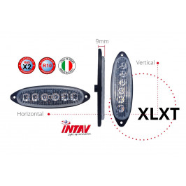 Feu LED L54 bleu - 10/30V - kit simple