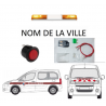 PACK ASVP - Permet d'équiper les véhicules pour service ASVP (mini vega + porte fusible 15A + sérigraphie ASVP + interrupteur)