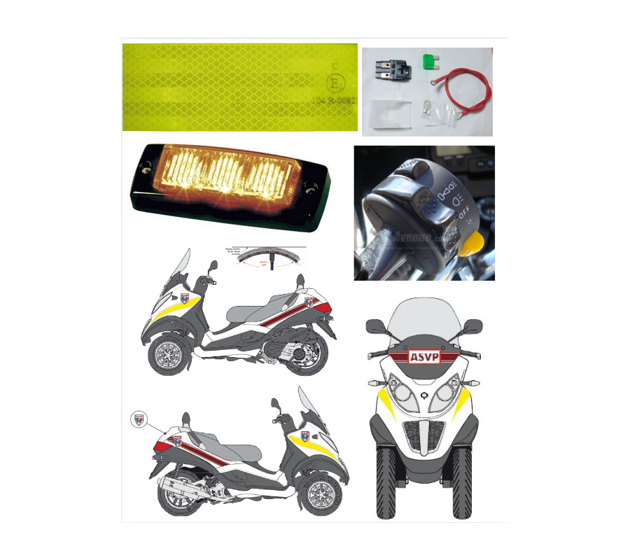 PACK KIT ASVP - Pour moto ou scooter