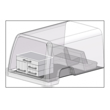 Système de tiroirs C3 Aircross à l'arrière