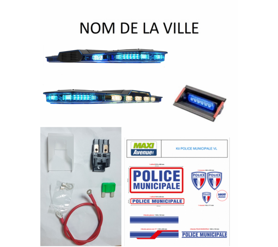 PACK MAXI EMY (rampe EMY EX + dash board + sérigraphie + fusible 15A + lettrine)