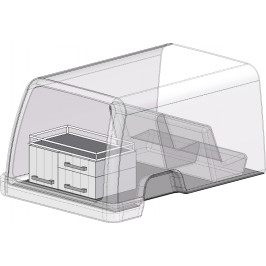 Système de tiroirs C5 Aircross à l'arrière