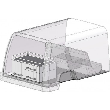 Système de tiroirs C5 Aircross à l'arrière