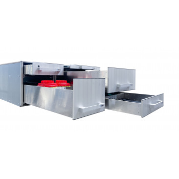 Système de tiroirs C5 Aircross à l'arrière