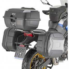 Top case Givi 52 L + 2 valises 35L + platine + support R 1300 GS