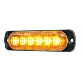 Feu led L52 orange - Classe 2 - 10/30V - R56 verticale