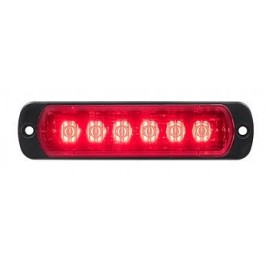 Feu LED L52 Rouge - 10/30V - R65 horizontale - Classe 2