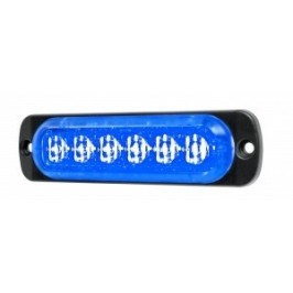 Feu led L52 bleu  - Classe 2 - 10/30V - R56 horizontale