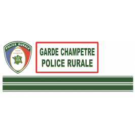 KIT Sérigraphie Garde Champêtre Police Rurale VERT (Arrêté du 22/08/23)