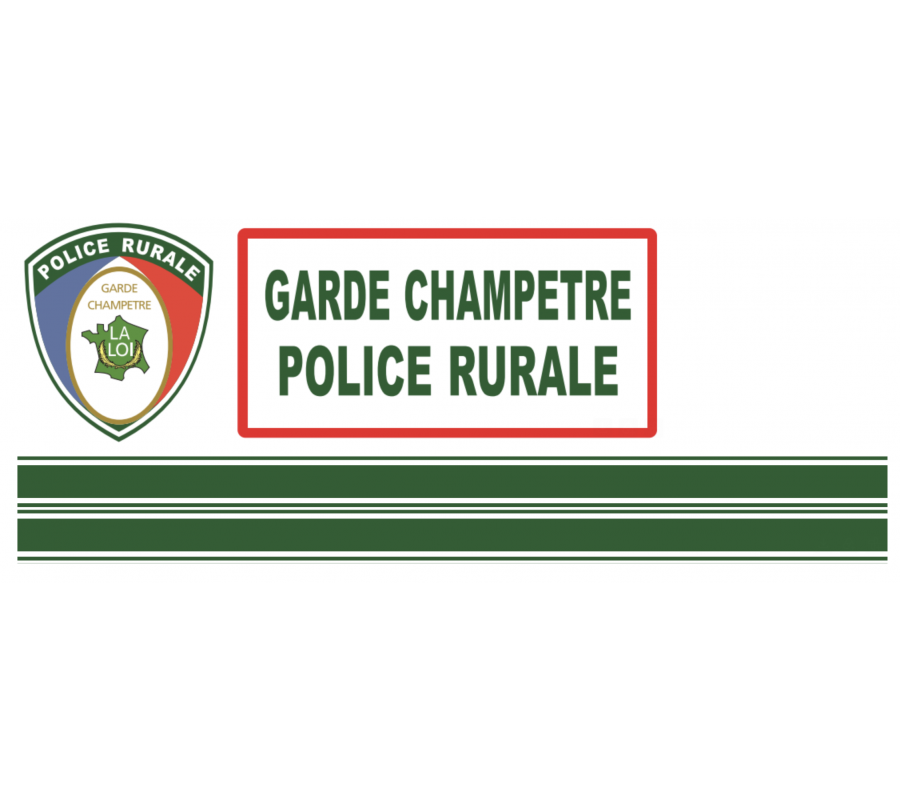 KIT Sérigraphie Garde Champêtre Police Rurale VERT (Arrêté du 22/08/23)