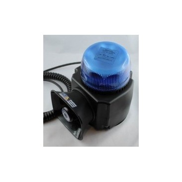 Combine de signalisation portatif bleu - CSP International - rotatif - classe 1 - 12V
