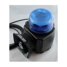 Combiné de signalisation portatif gyroled bleu rotatif -Classe 1 - 10/30V - CSP US International