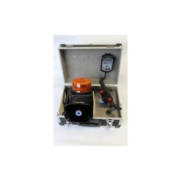 Ensemble portatif d'alerte gyroled orange rotatif - 12/24V